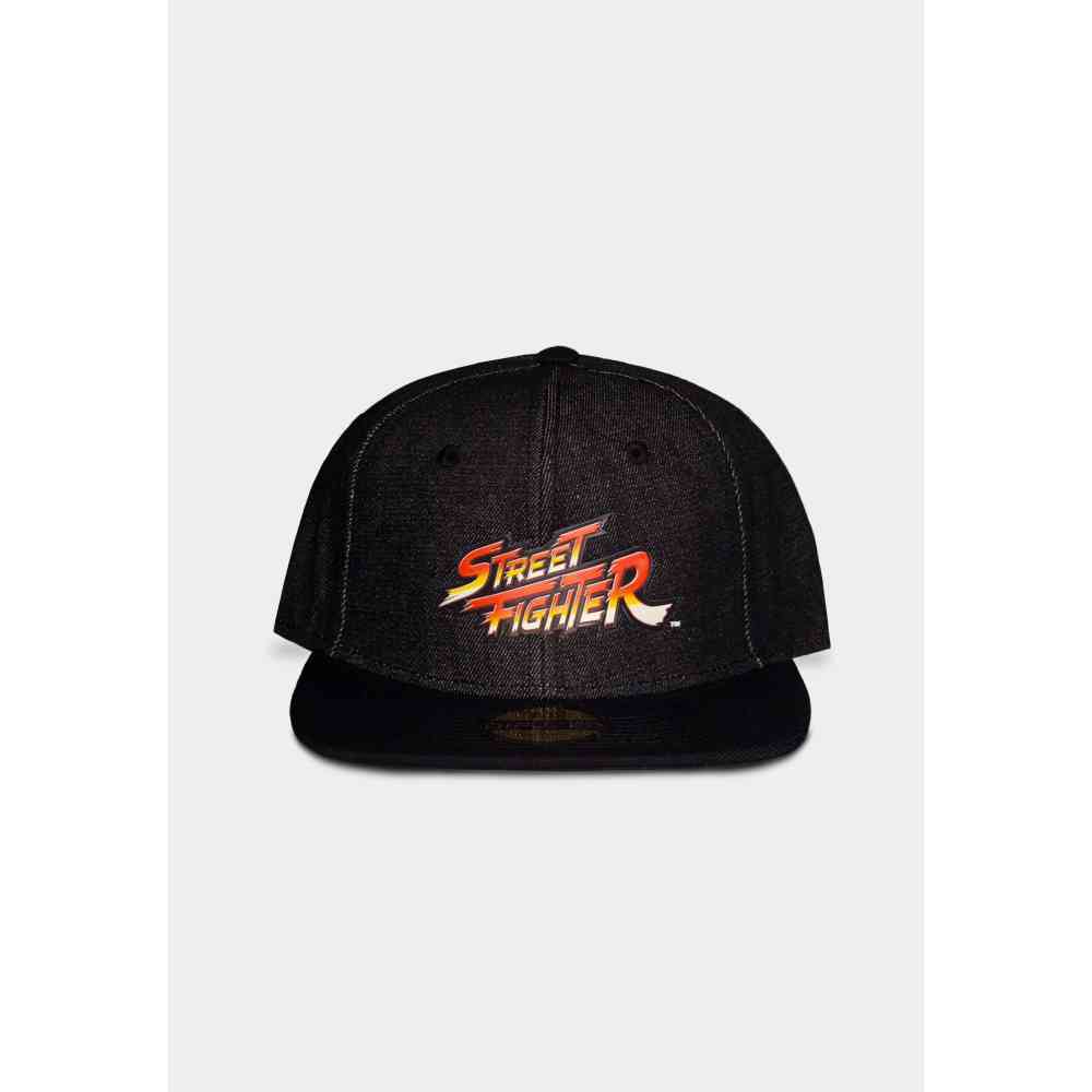 Street Fighter - Logo Snapback Pet - Zwart